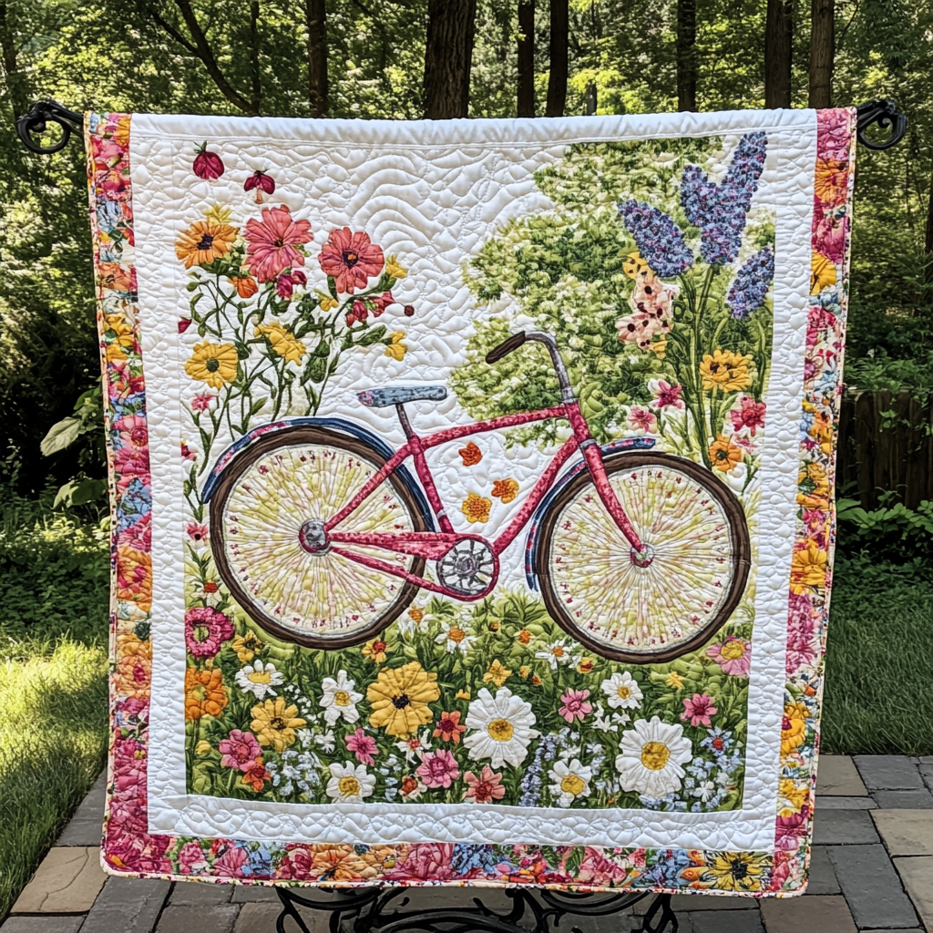 Garden Ride Bliss Quilted Blanket NCU0DK502