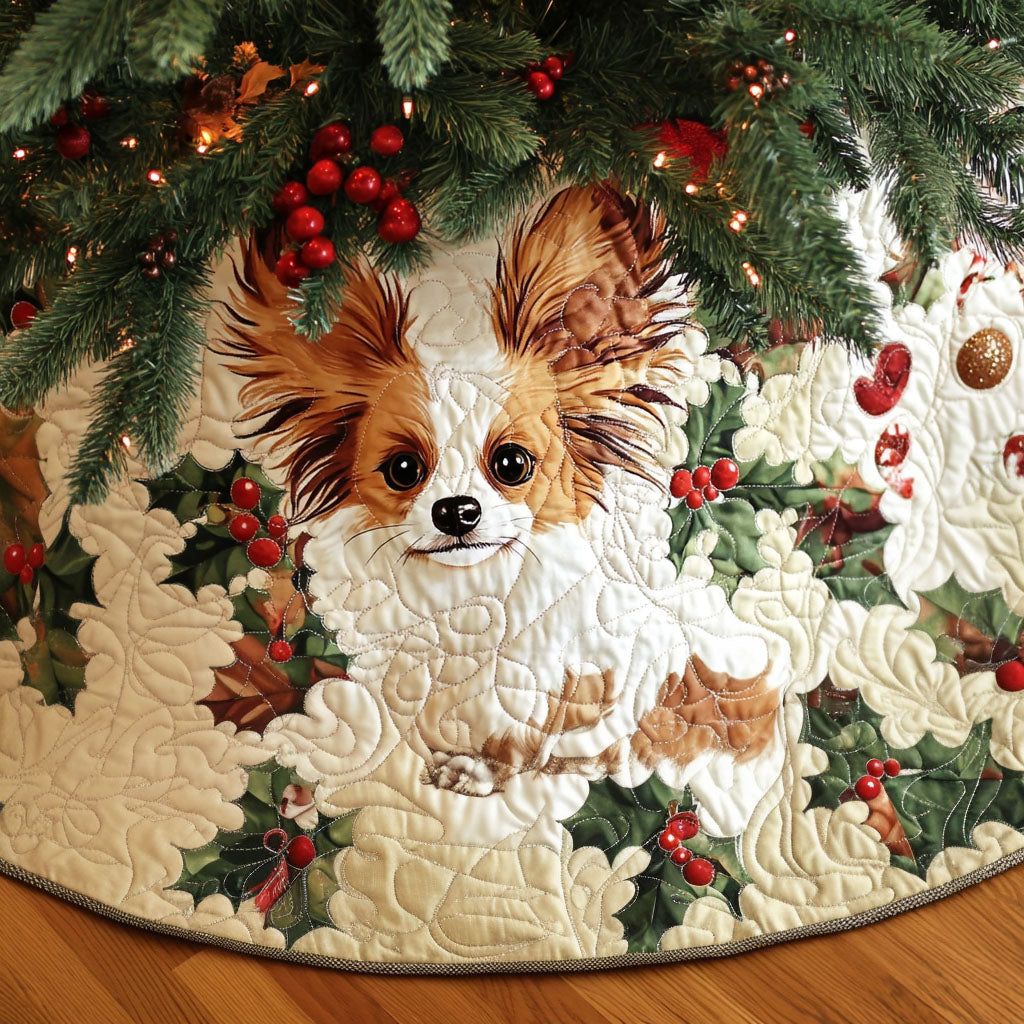 Gentle Papillon Moments Quilted Christmas Tree Skirt NCU0PT1775