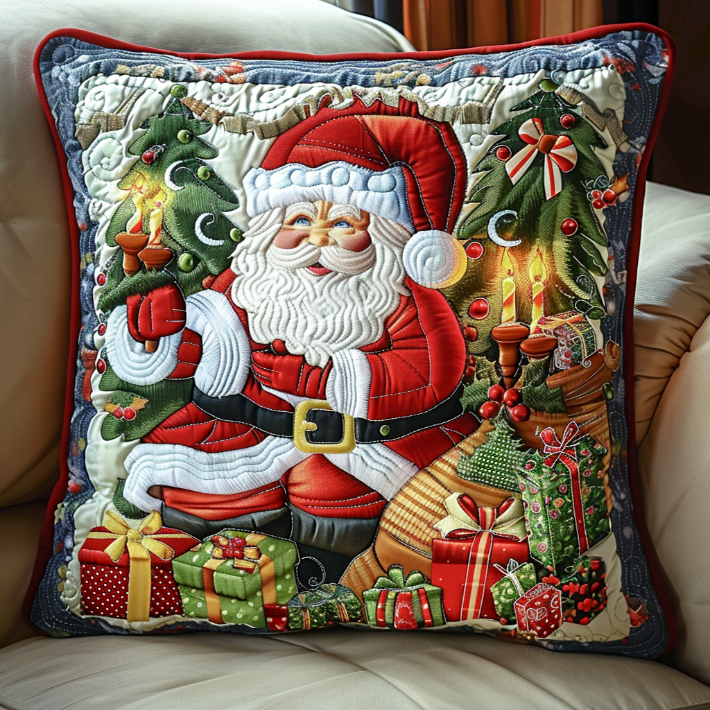 Gifts of the North Pole Quilted Pillow Case NCU0NT103