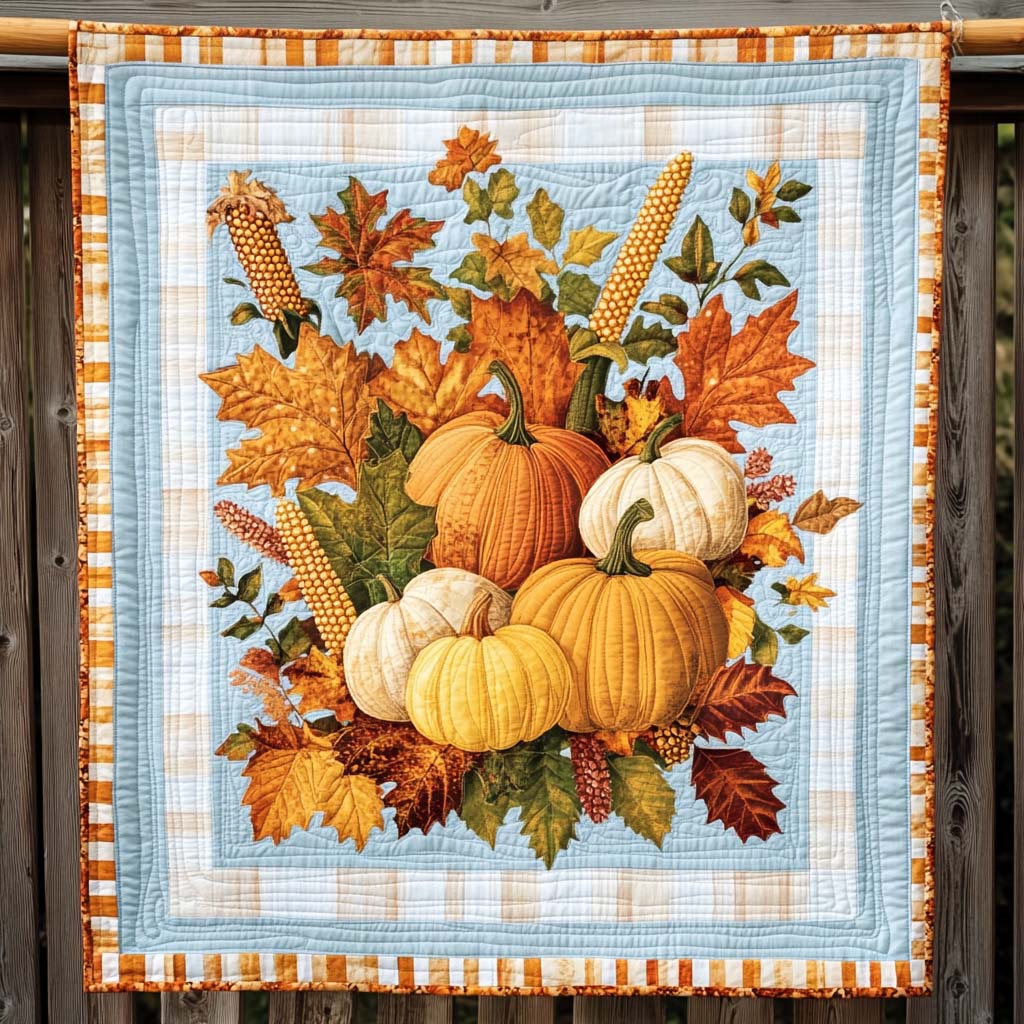 Golden Fields Of Plenty Quilted Blanket NCU0NT1188