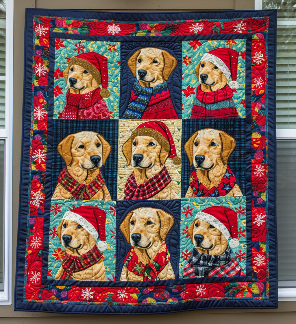 Golden Retriever Comfort Quilted Blanket NCU0PT501