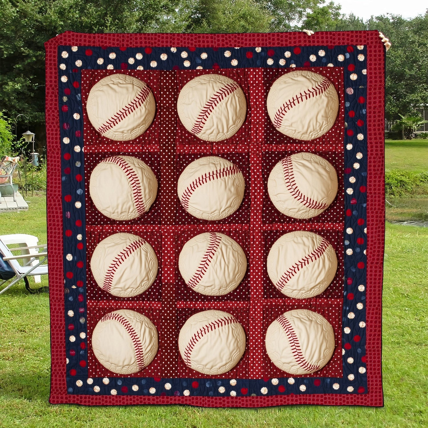 Grand Slam Quilted Blanket NCU0TH1456