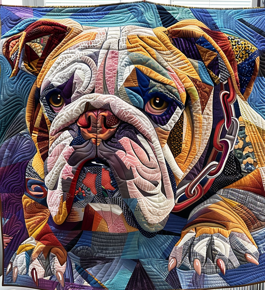 Guardian Of The Bulldogs Quilted Blanket NCU0DV1599