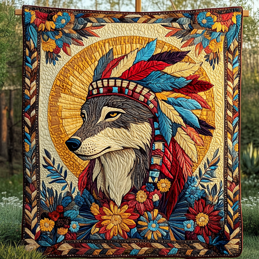 Guardian of the Forest Quilted Blanket NCU0DK1639