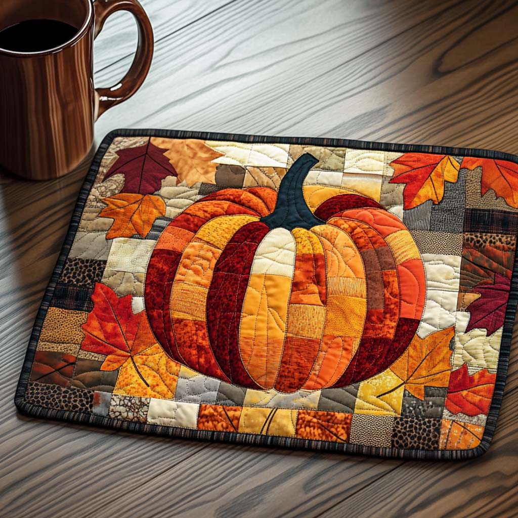 Harvest Moon Quilted Placemat NCU0NT1434