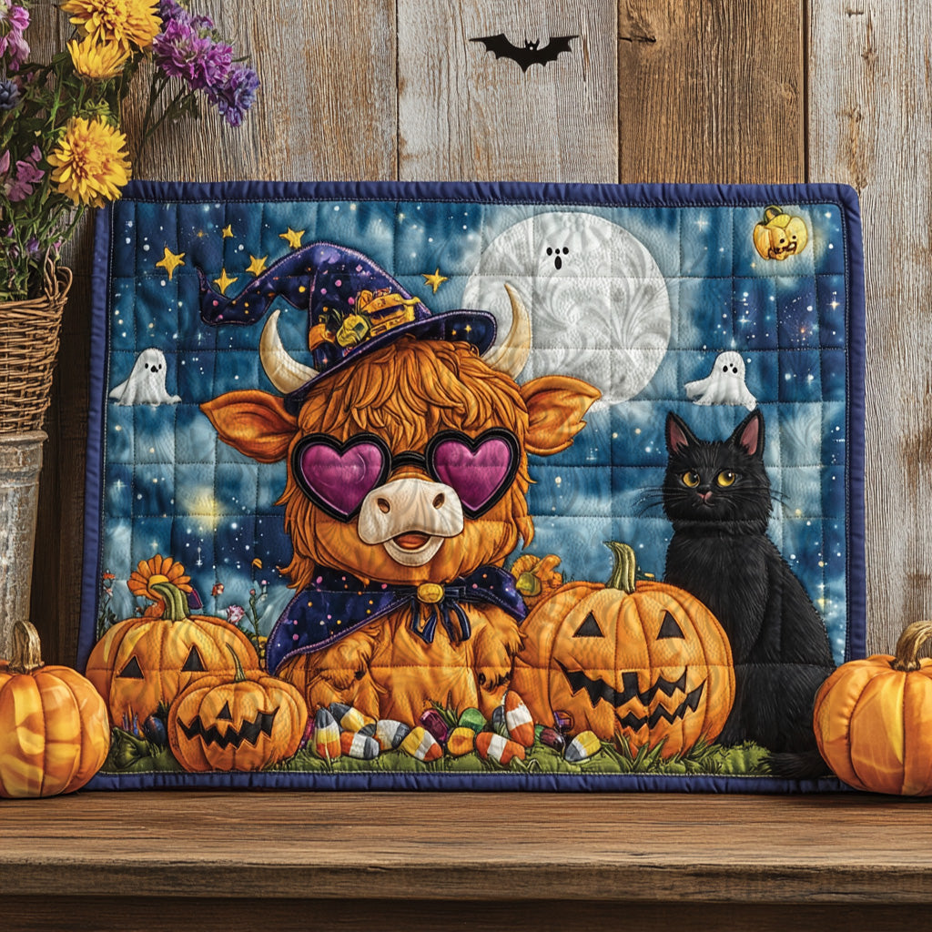 Haunted Farmyard Quilted Placemat NCU0TL1281