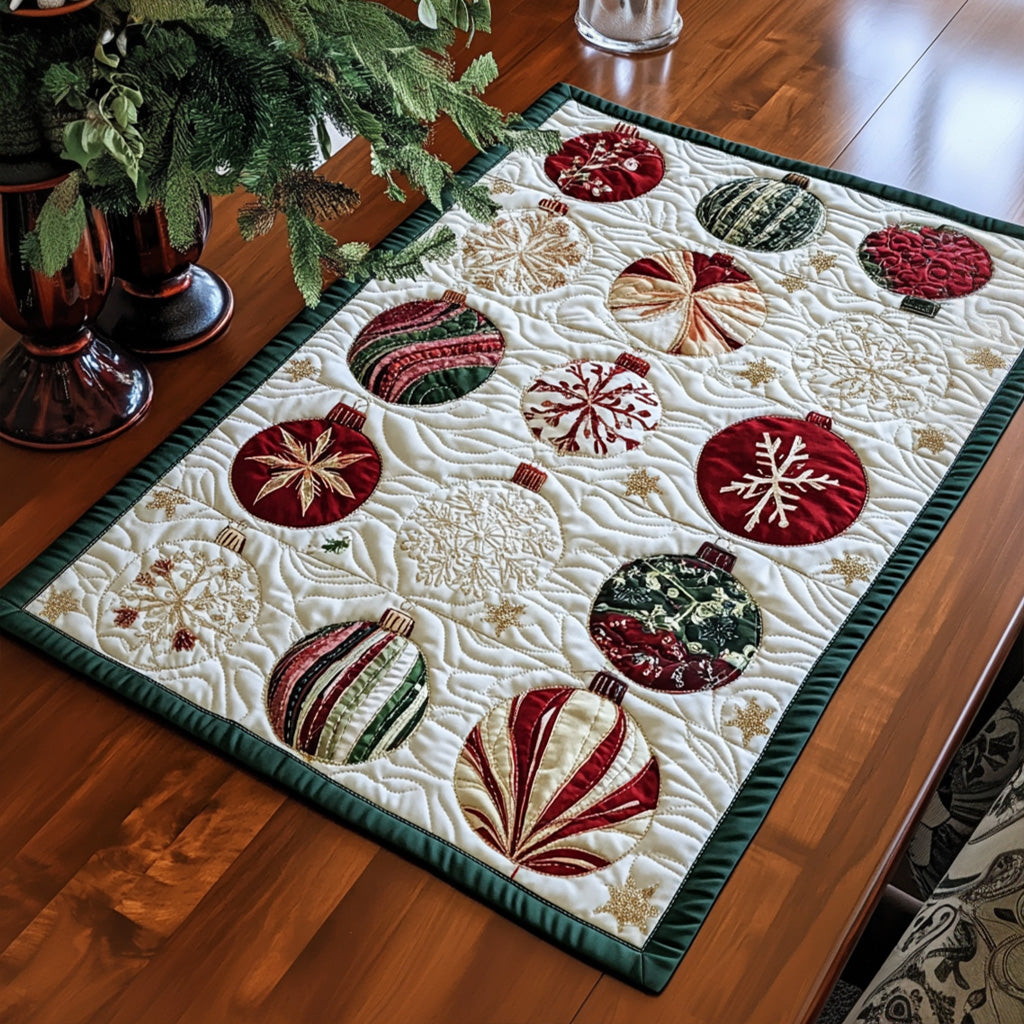 Holiday Charm Quilted Place Mat NCU0PT1453