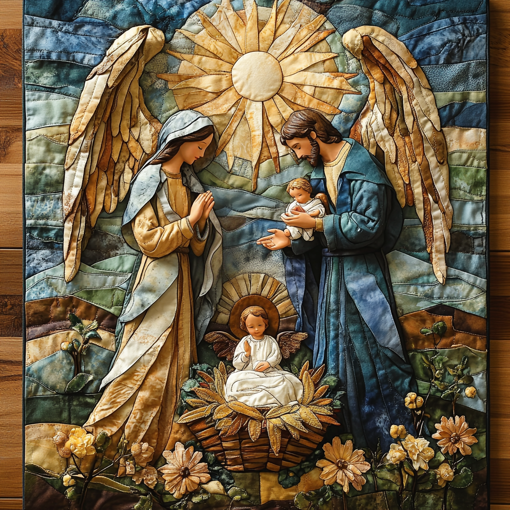 Holy Night Quilted Blanket NCU0DV1220