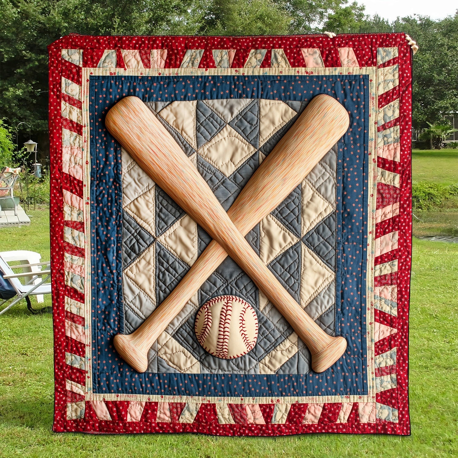 Home Plate Comfort Quilted Blanket NCU0TH1473