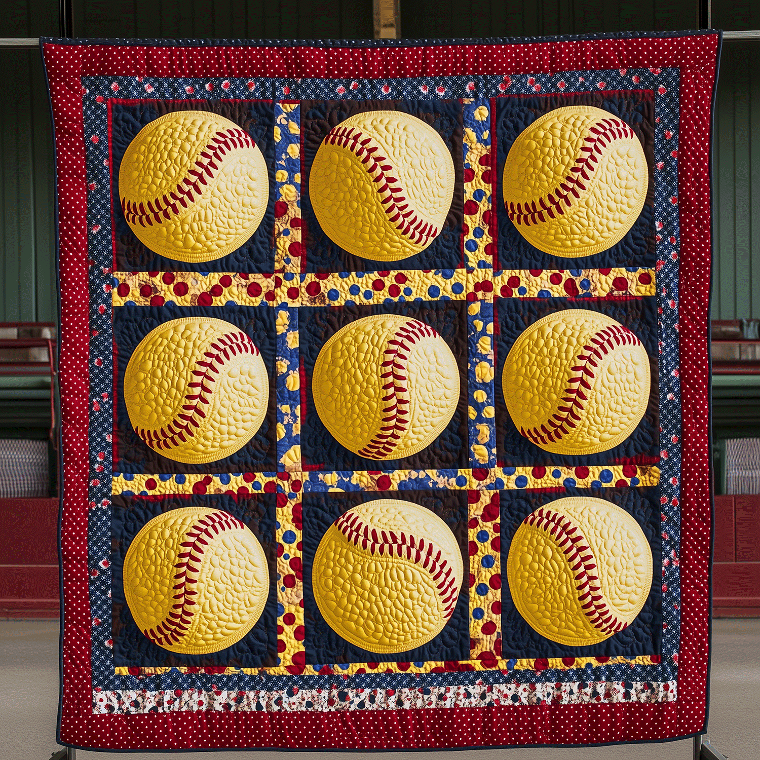 Home Run Comfort Quilted Blanket NCU0TH1486