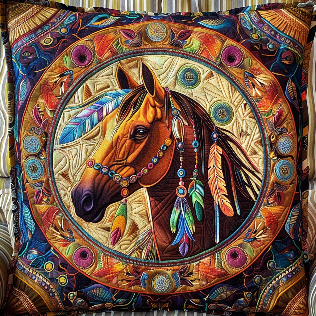 Horse Native Pillow Case NCU0DK236