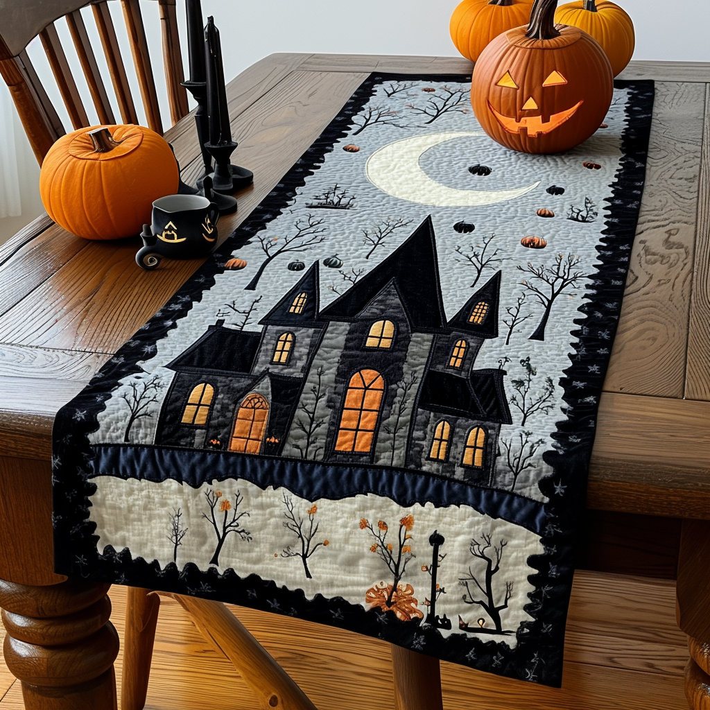 House of Witch Quilted Table Runner NCU0DV463