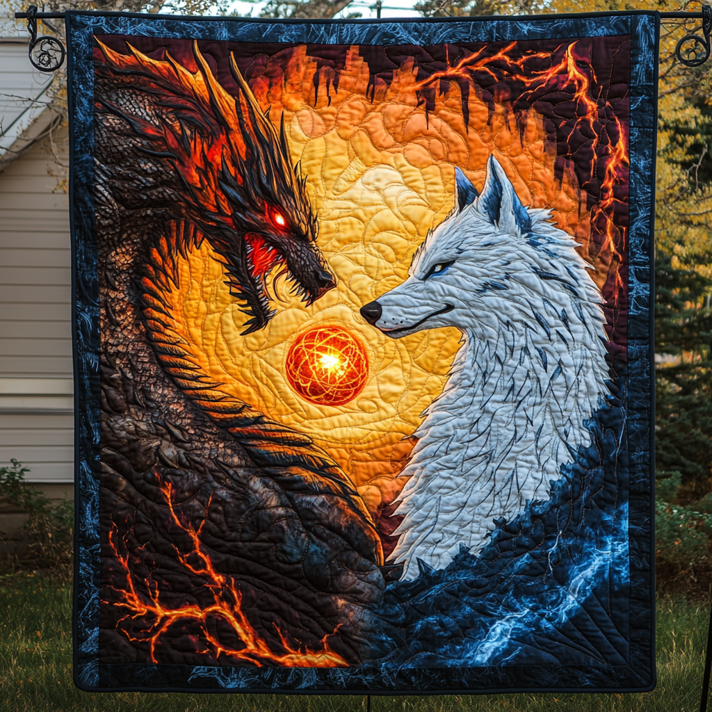 Dragon Quilted Blanket NCU0VT31