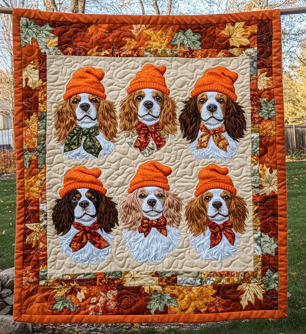 King Charles Delight Quilted Blanket NCU0PT554