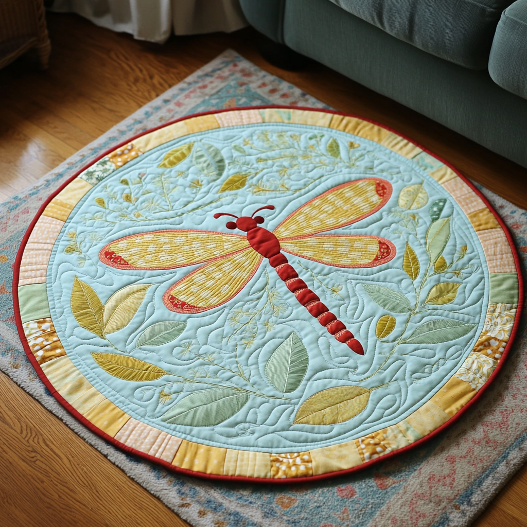 Lakeside Dreamer Quilted Round Mat NCU0DK1175