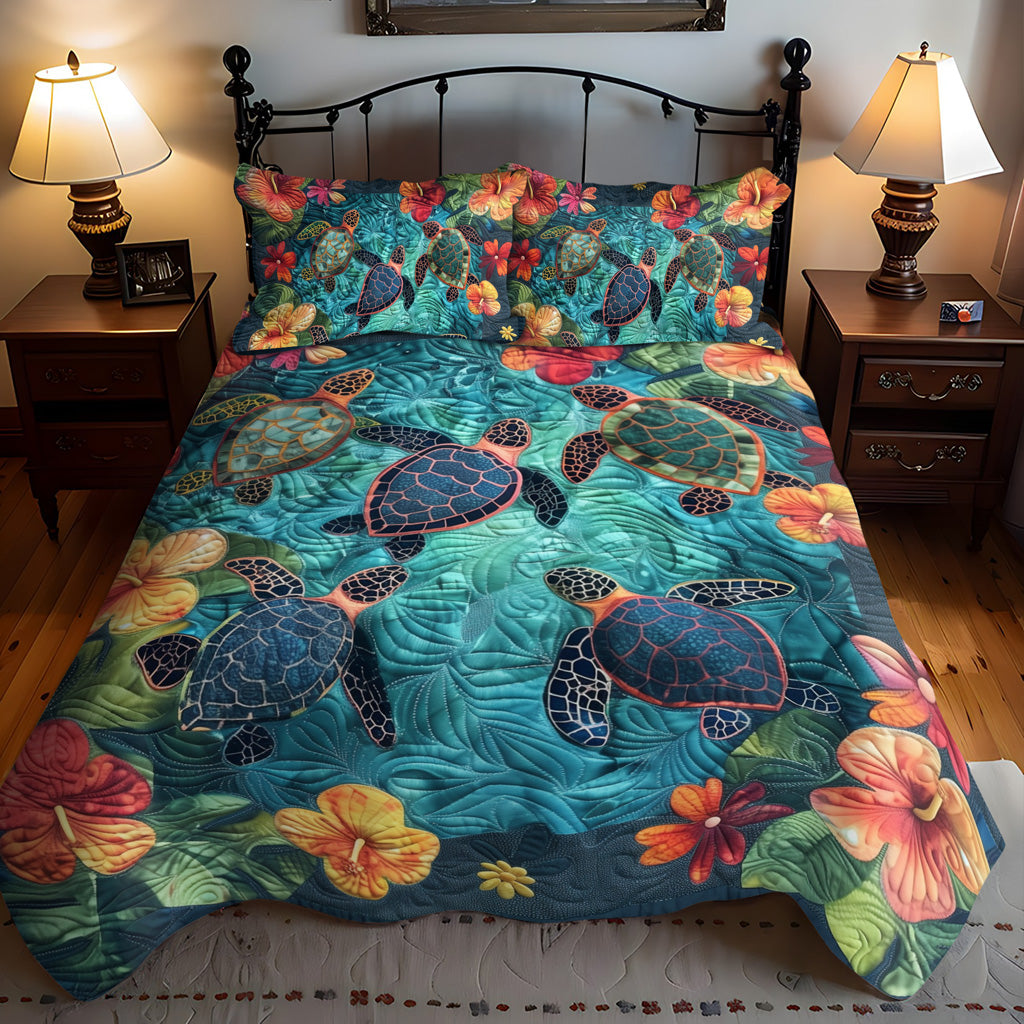 Marine Journey 3-Piece Quilted Bedding Set NCU0TL607