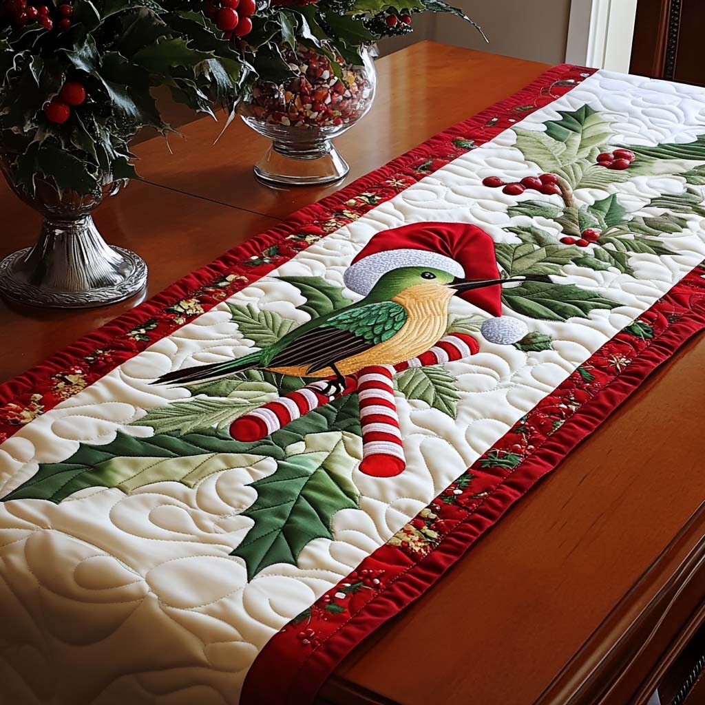 Merry Flight Quilted Table Runner NCU0NT1583