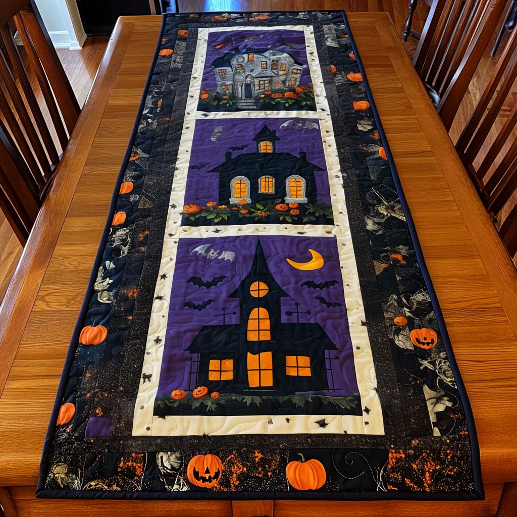 Midnight Magic Quilted Table Runner NCU0NT710