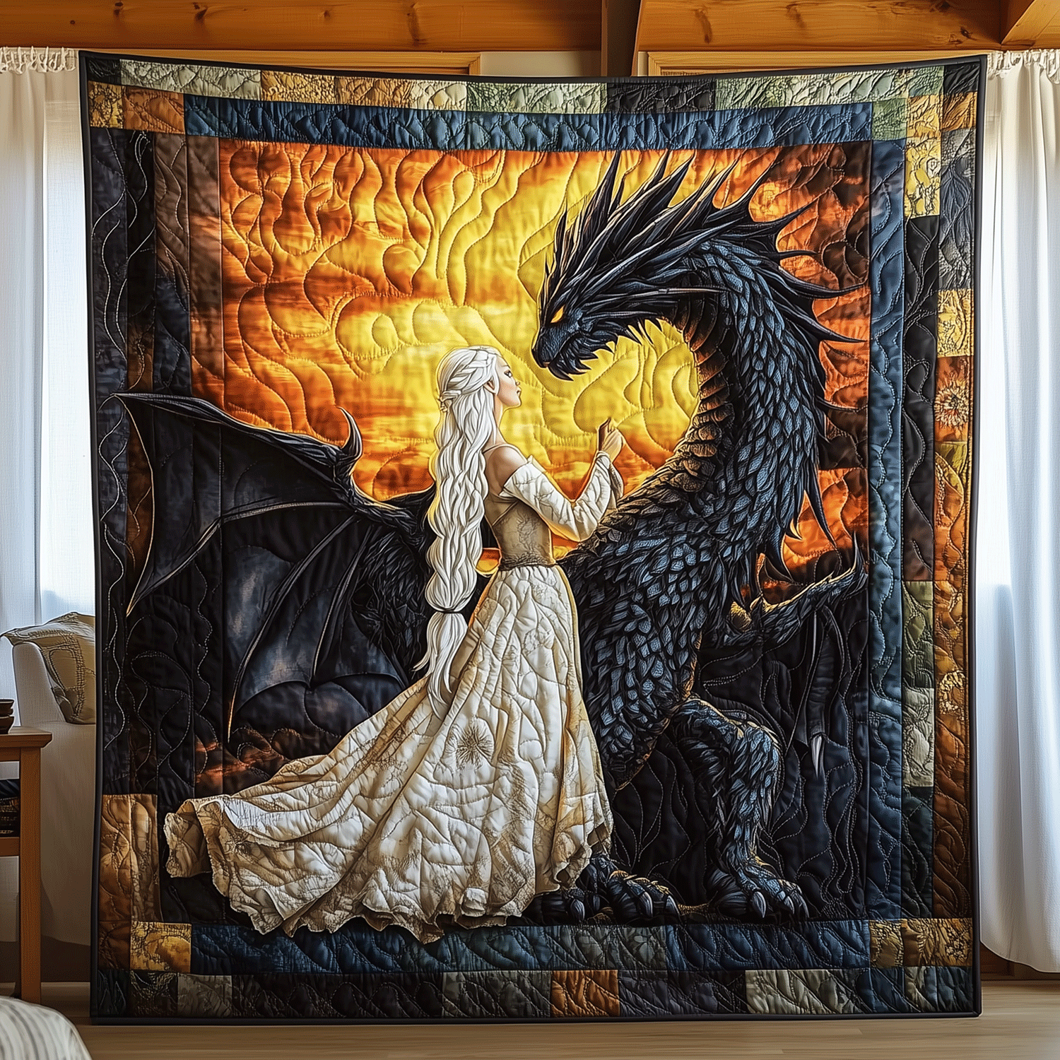 Mother of the Flame Quilted Blanket NCU0TH1804