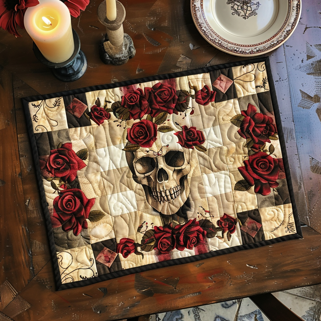 Mystic Skull Quilted Place Mat NCU0TH518