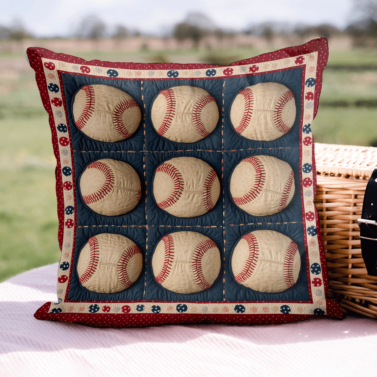 Strike Zone Quilted Pillow Case NCU0TH1761