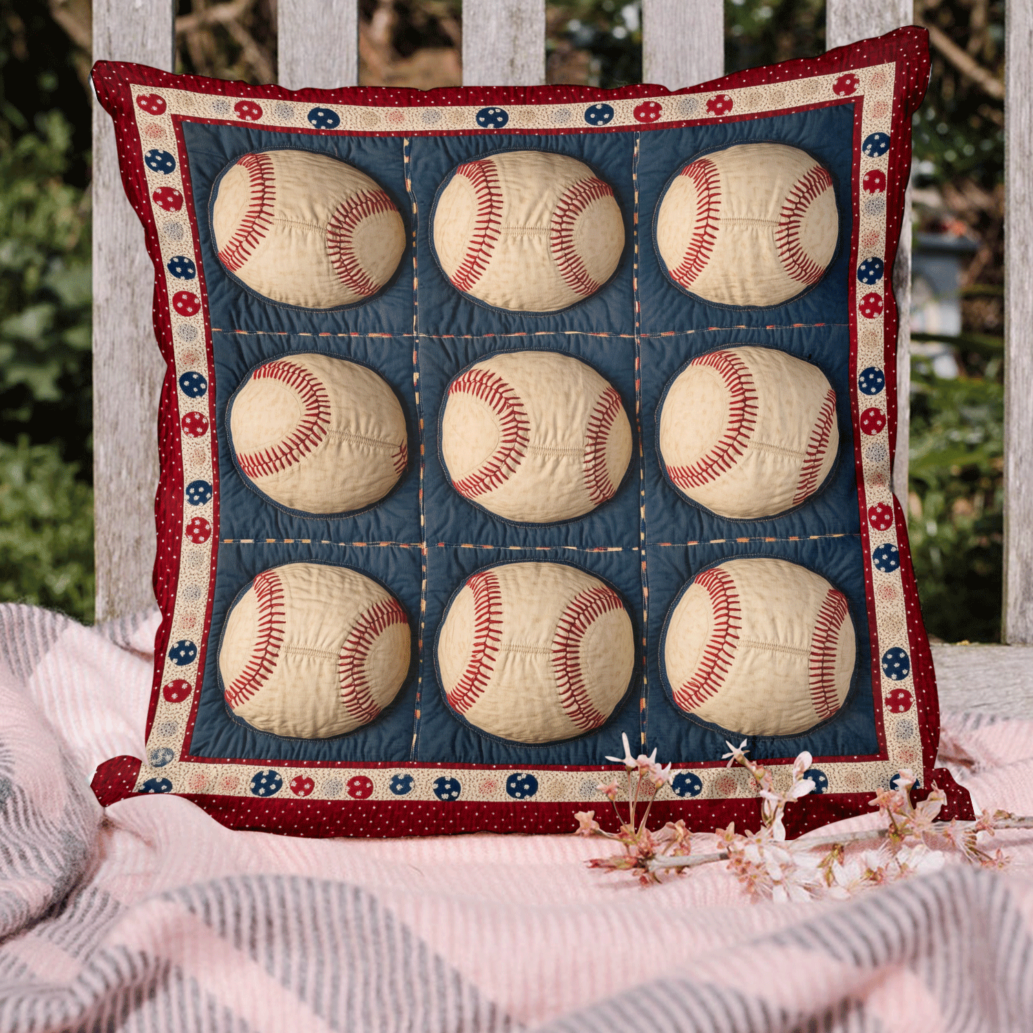 Strike Zone Quilted Pillow Case NCU0TH1761