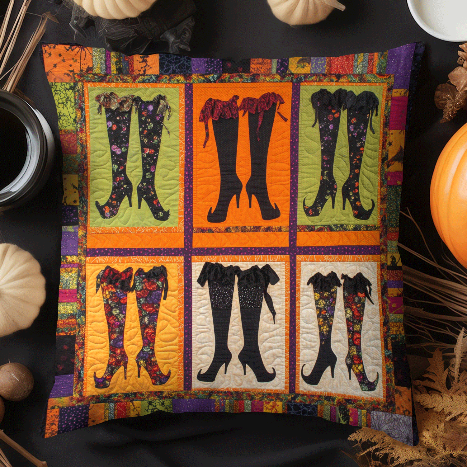 Haunted Fashion Quilted Pillow Case NCU0TH1754