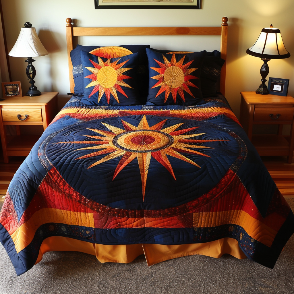 Native Sun 3-Piece Quilted Bedding Set NCU0TH622