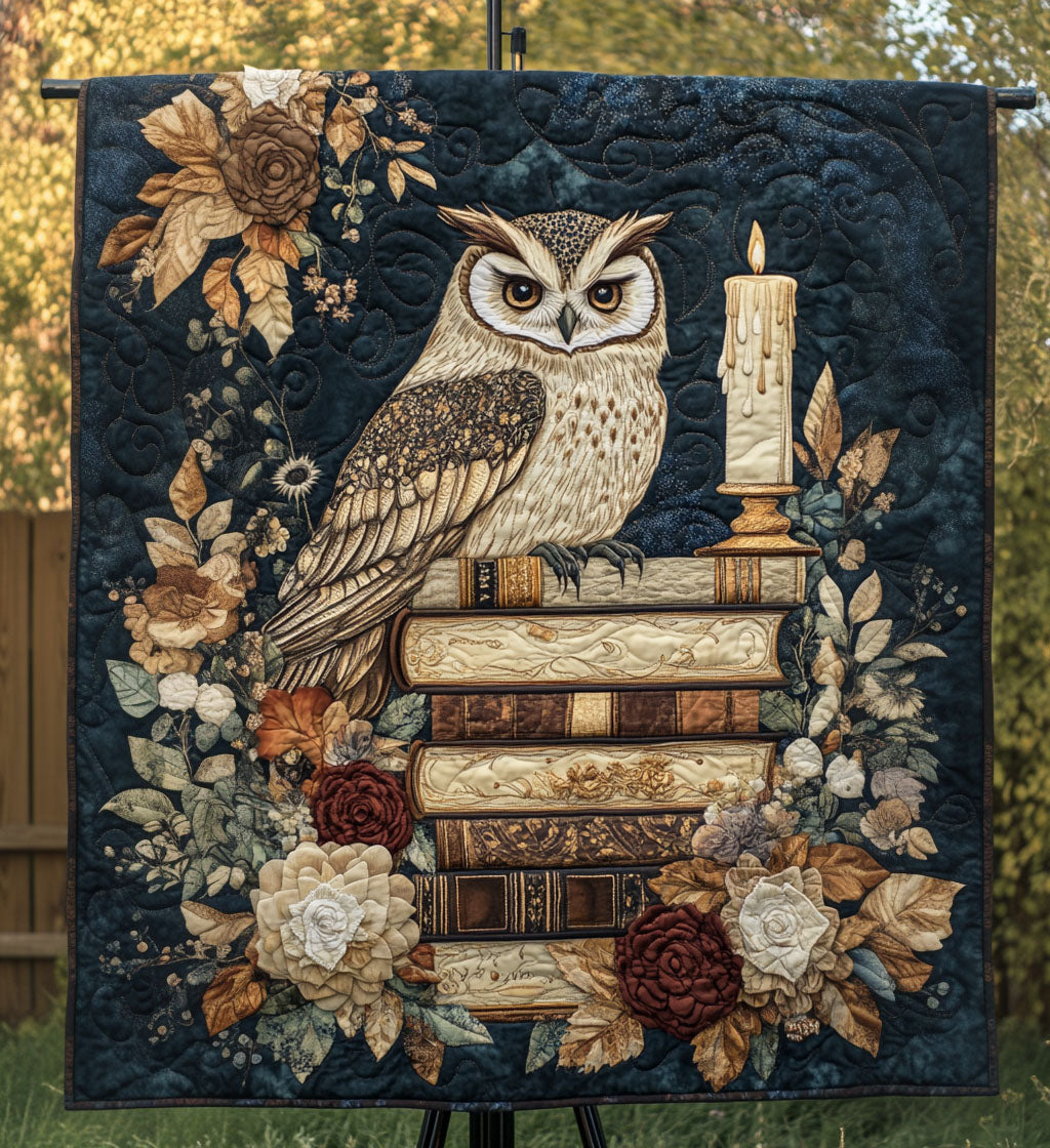 Night Owl Reads Quilted Blanket NCU0PT708