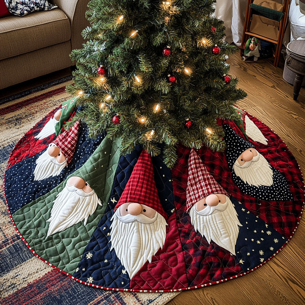 Christmas Quilted Tree Skirt NCU0VT45