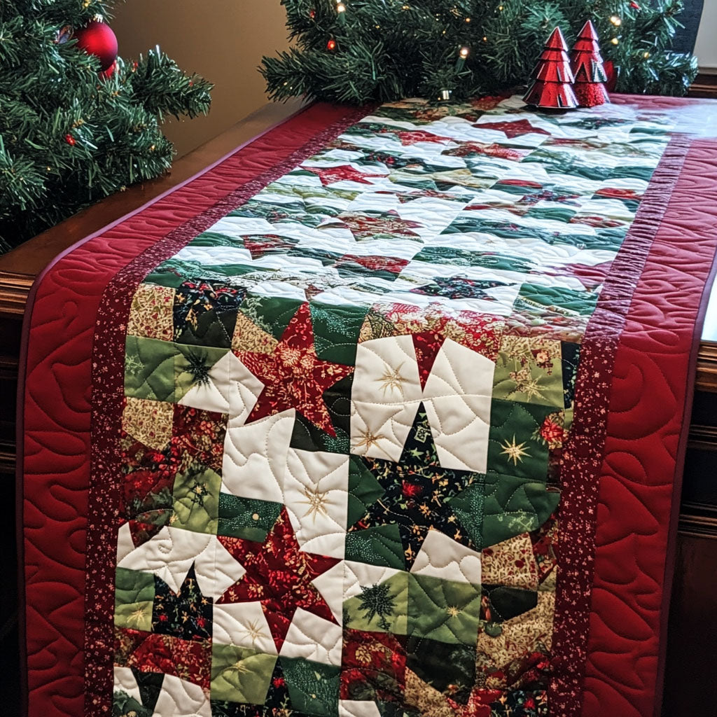 North Pole Warmth Quilted Table Runner NCU0PT1831