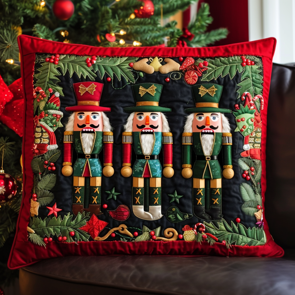 Nutcracker Ballet Night Quilted Pillow Case NCU0DV235