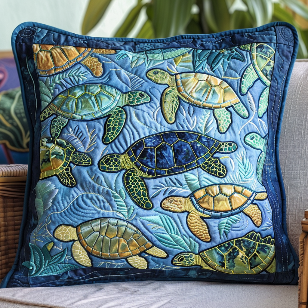 Ocean Harmony Quilted Pillow Case NCU0NT110