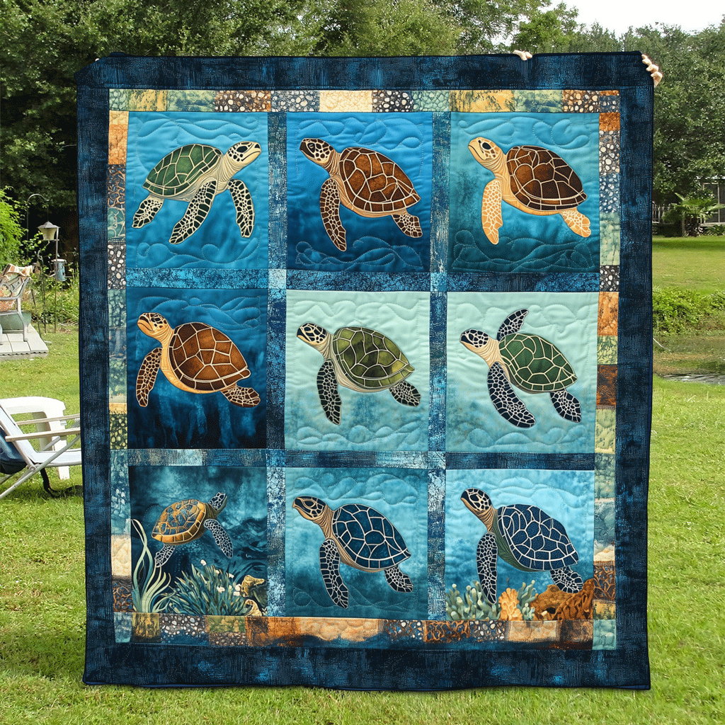 Oceanic Oasis Quilted Blanket NCU0TL1029