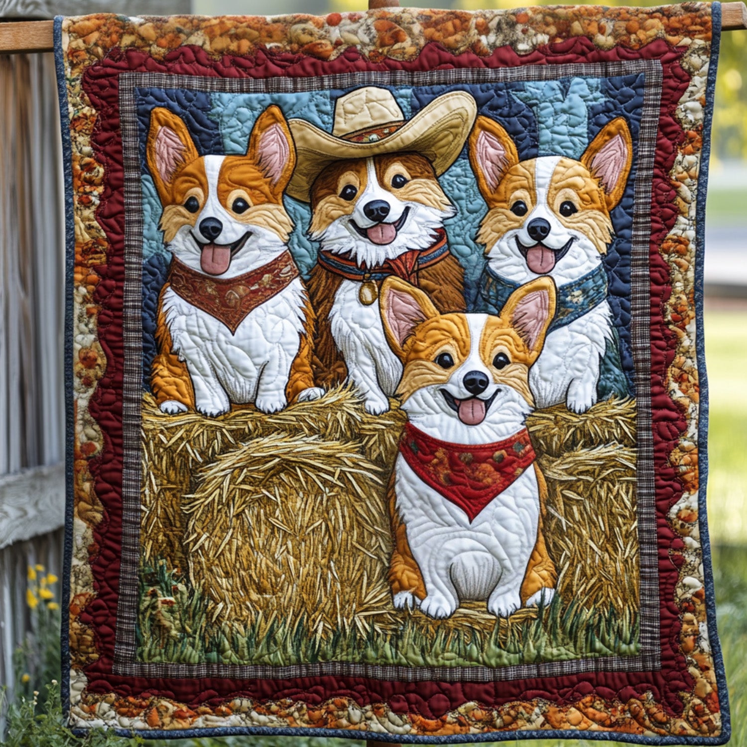 Paws and Smiles Quilted Blanket NCU0PT802