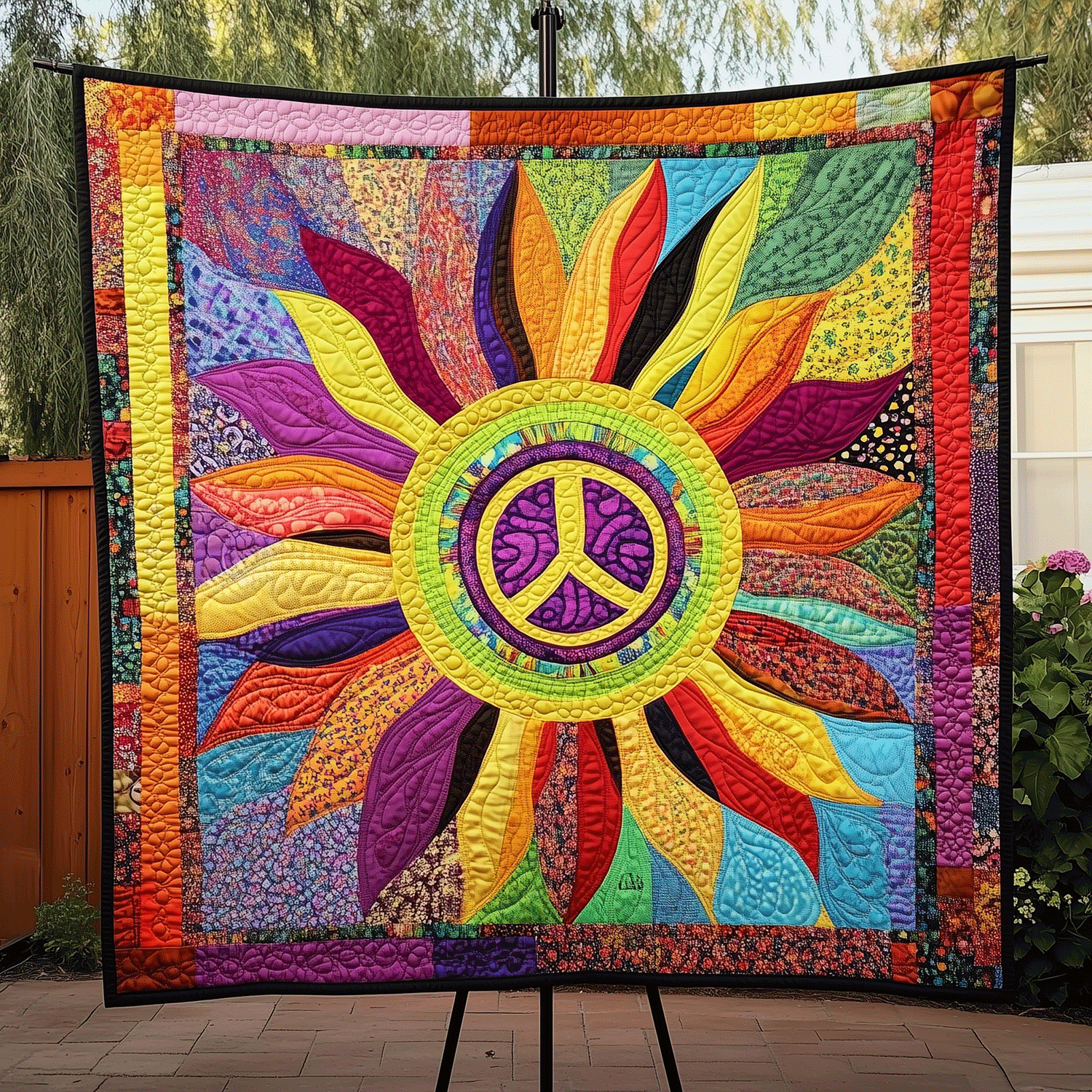 Peaceful Petals Quilted Blanket NCU0TH1713