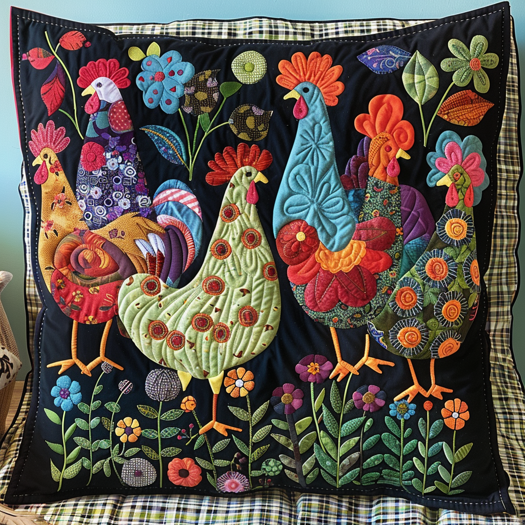 Plucky Perch Quilted Pillow Case NCU0TL562