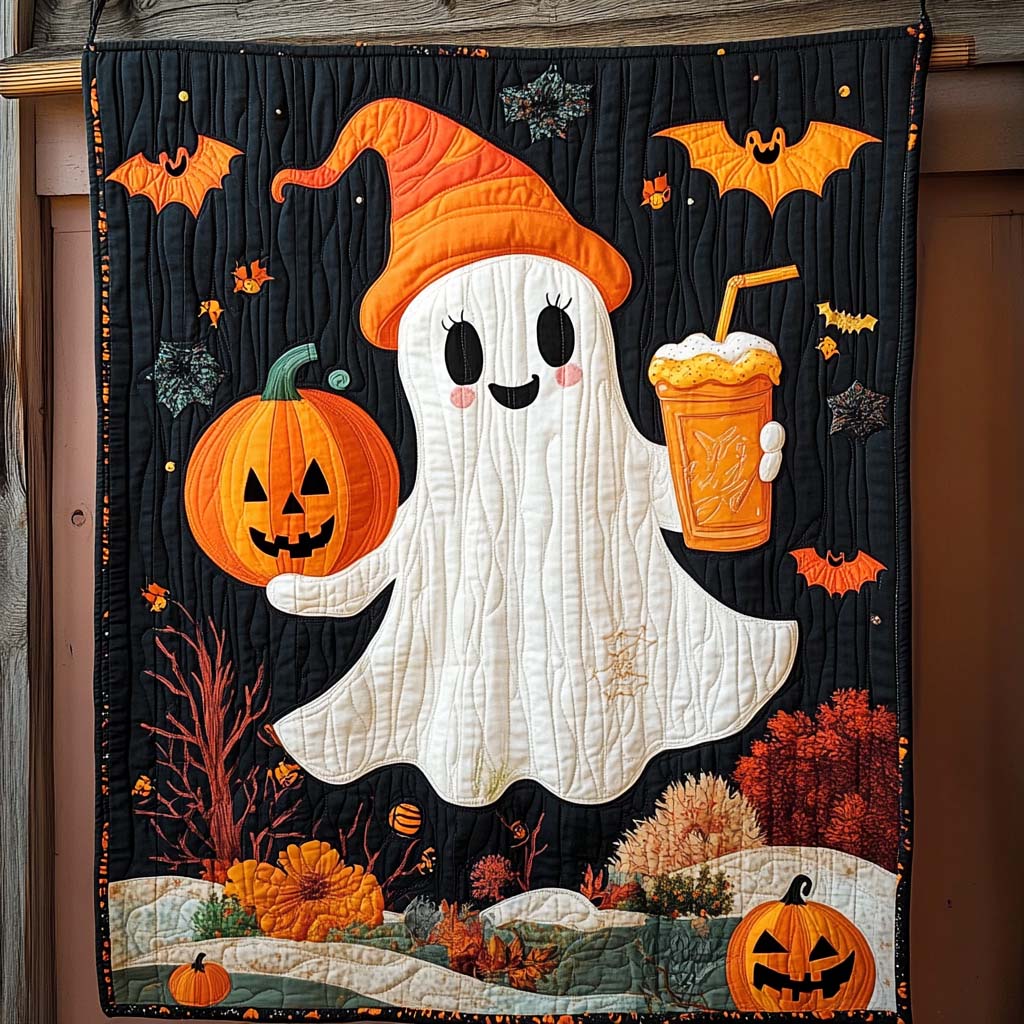 Halloween Quilted Blanket NCU0VT27