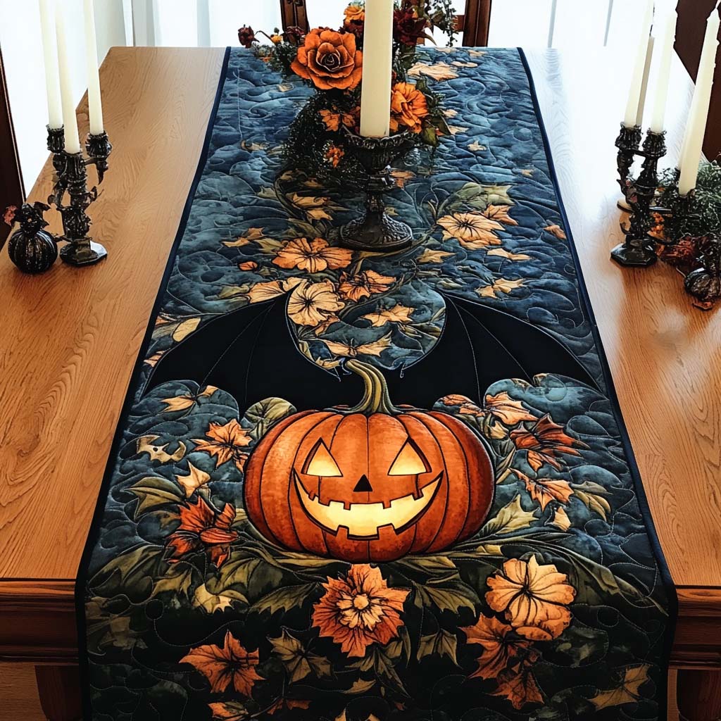 Halloween Quilted Table Runner NCU0VT33