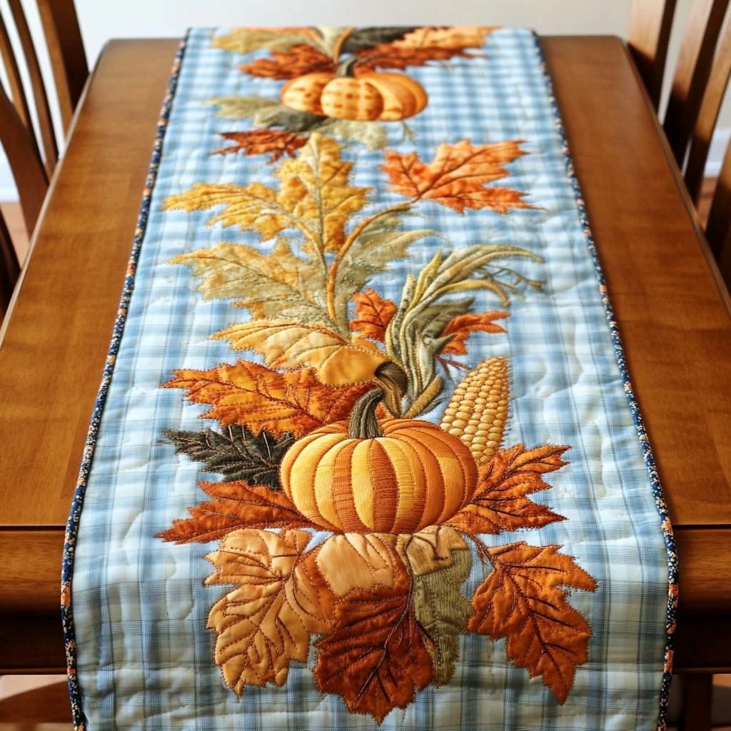 Pumpkin Patch Parade Quilted Table Runner NCU0NT1213