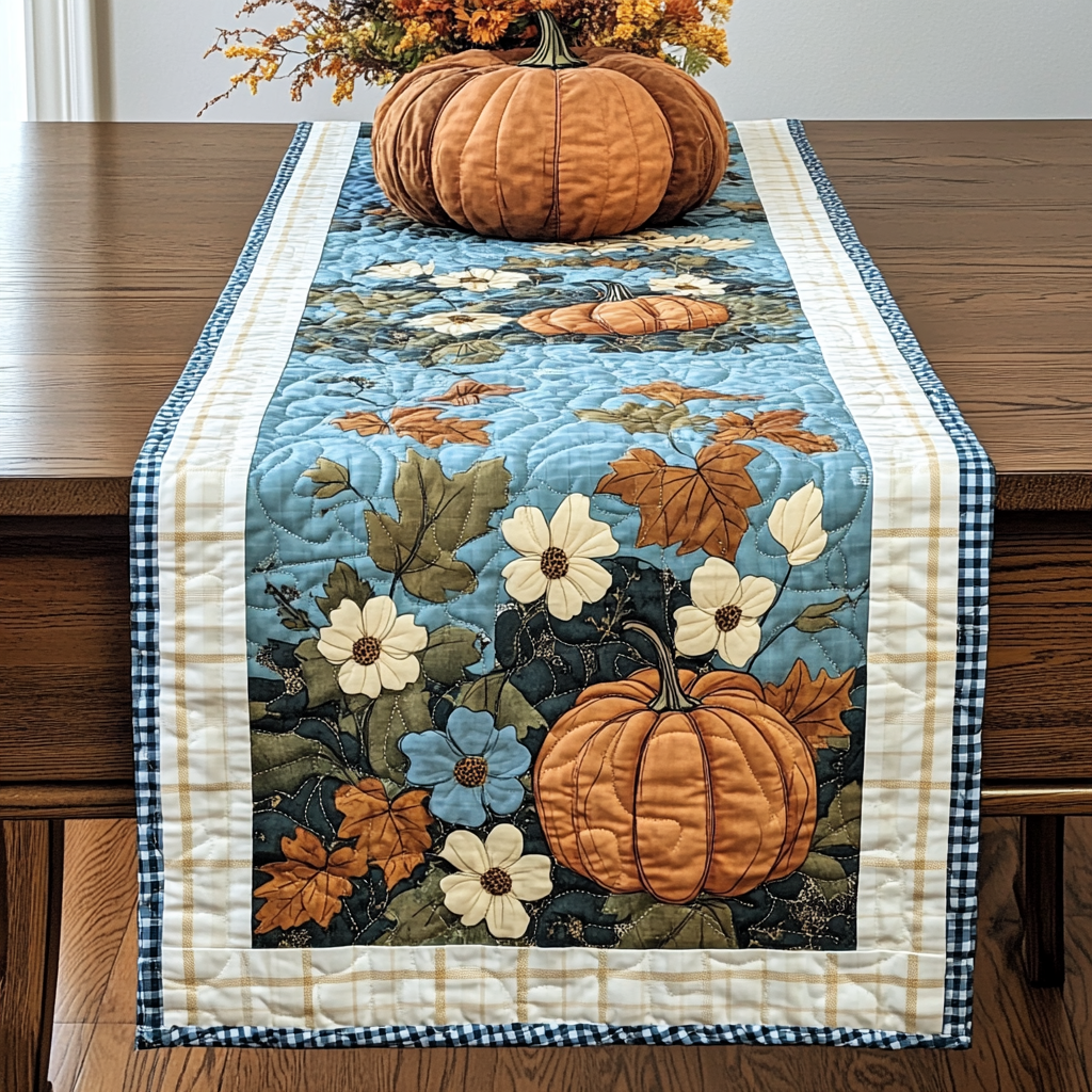 Fall Quilted Table Runner NCU0VT36