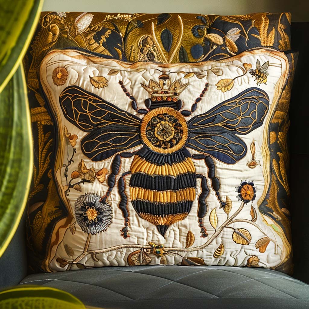 Queen Bee Quilted Pillow Case NCU0NT022