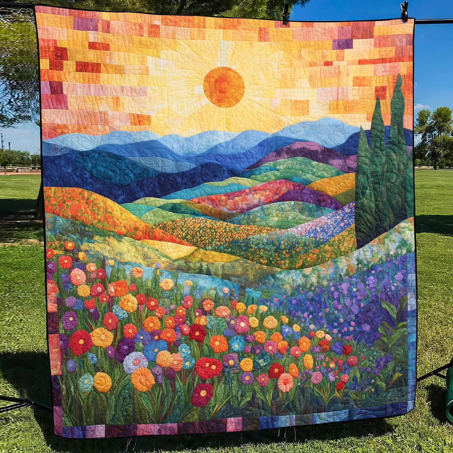 Sunshine Quilted Blanket NCU0VT34