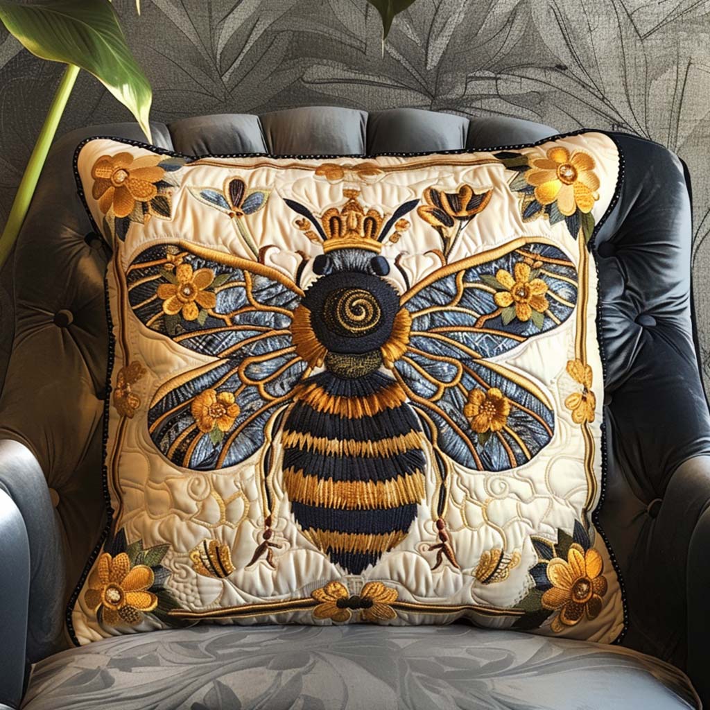 Royal Bee Quilted Pillow Case NCU0NT021