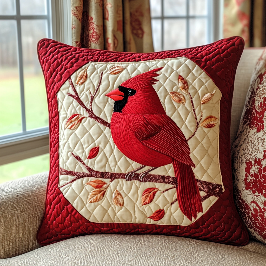 Scarlet Perch Quilted Pillow NCU0VH062