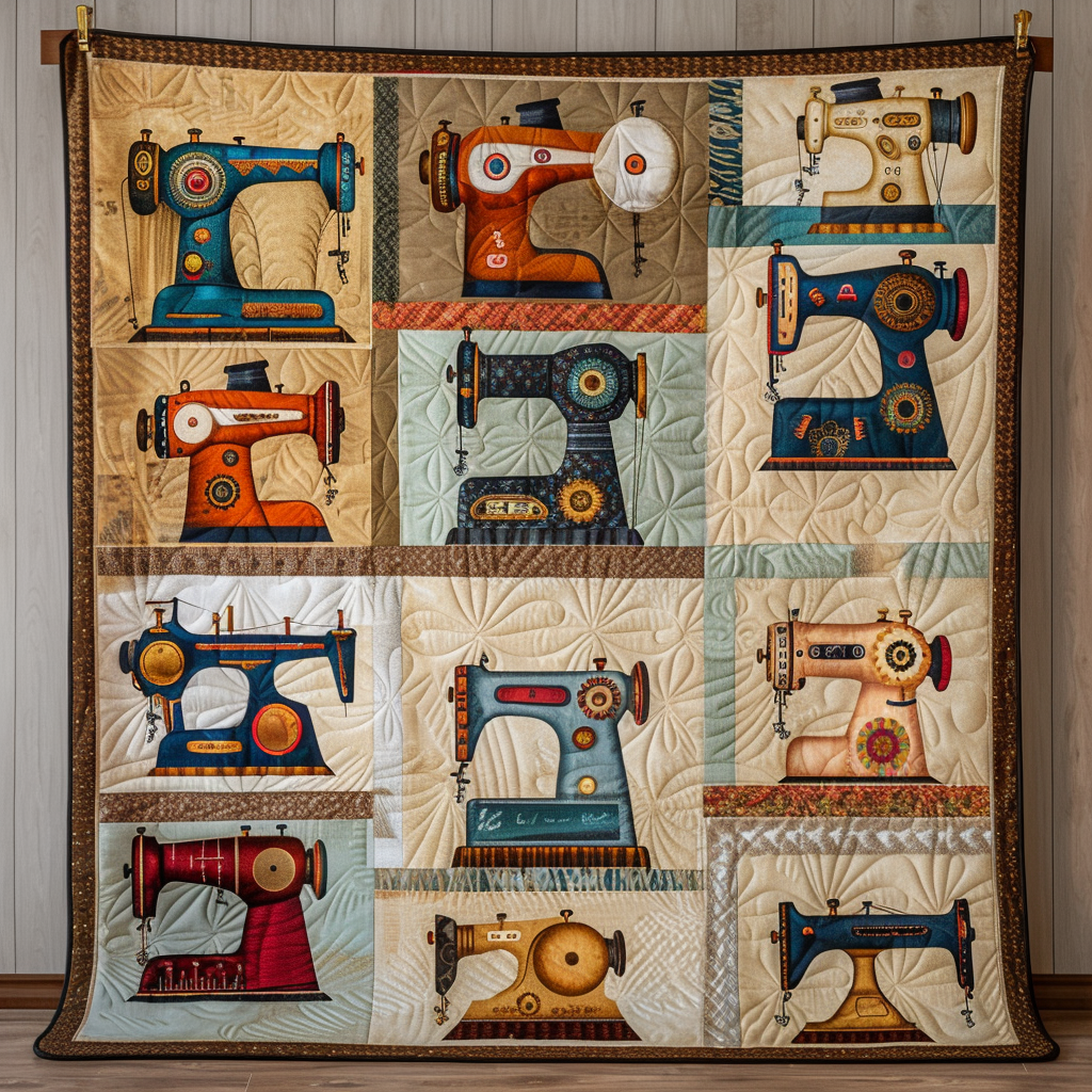 Sewing Enthusiast Quilted Blanket NCU0TH311