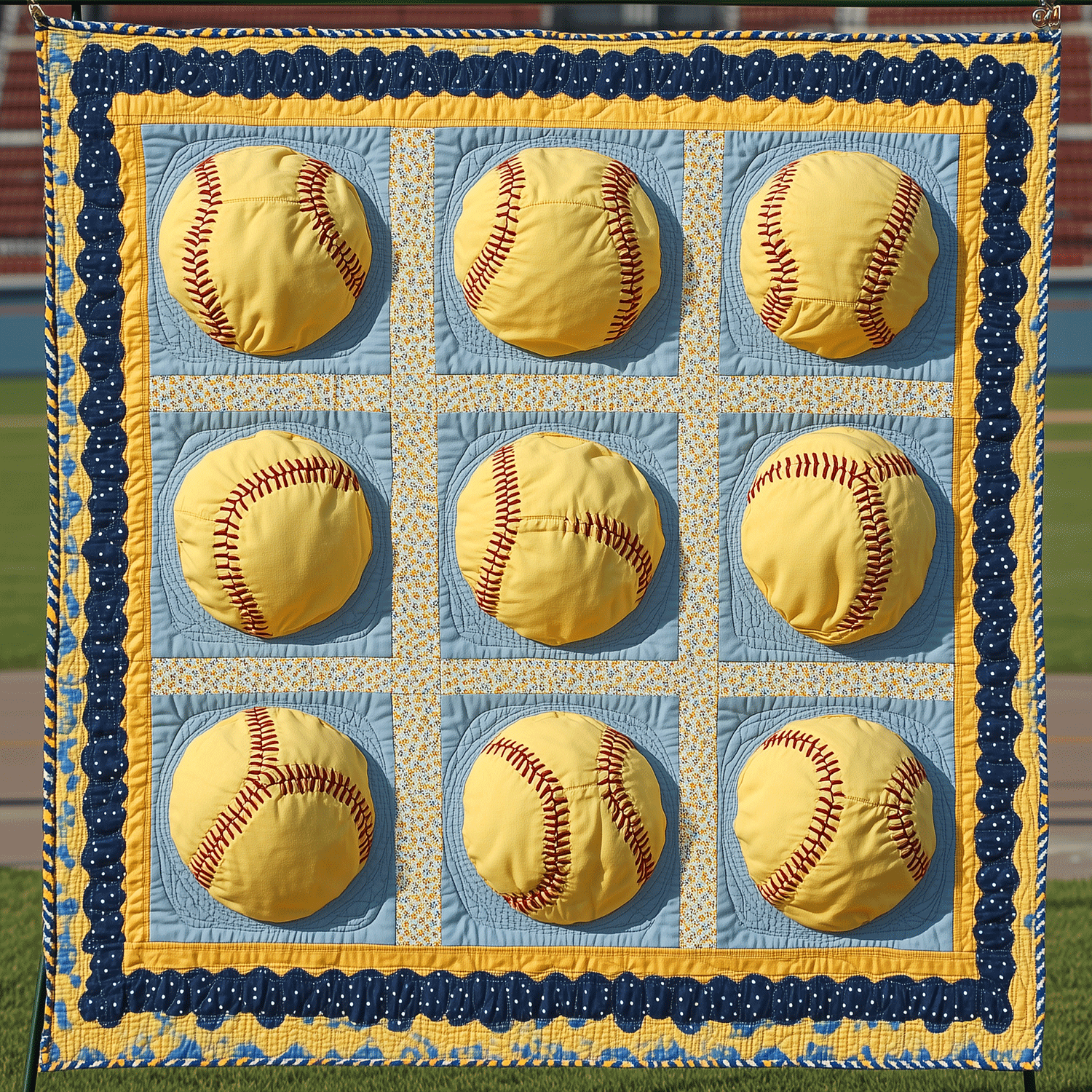 Softball Dreams Quilted Blanket NCU0TH1477