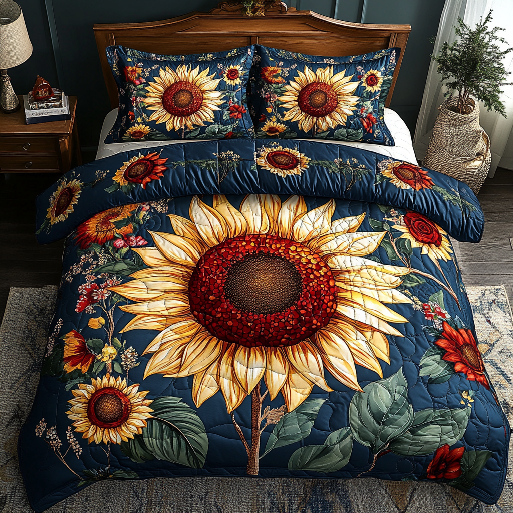 Solar Dream Quilted Bedding Set NCU0VH187