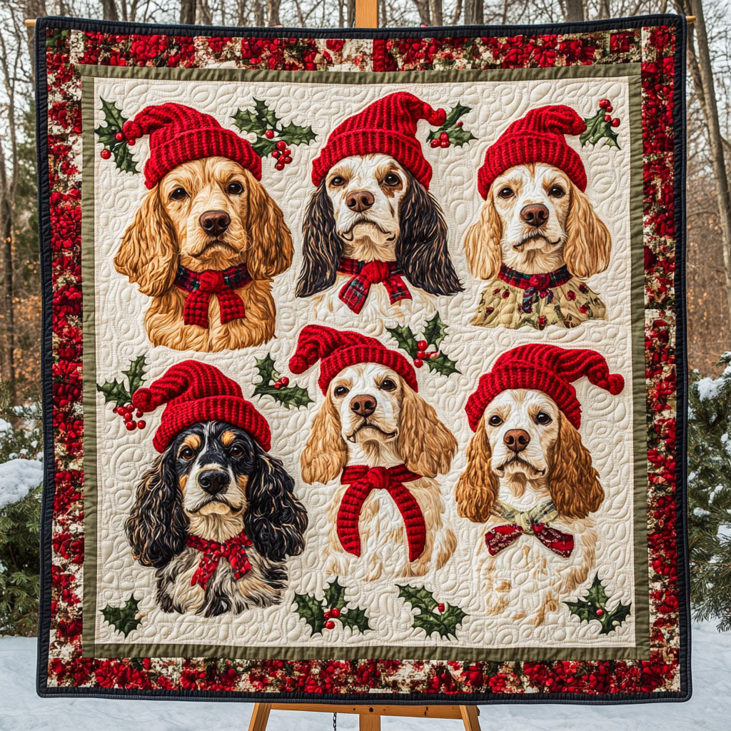 Spaniel Radiance Quilted Blanket NCU0PT1730