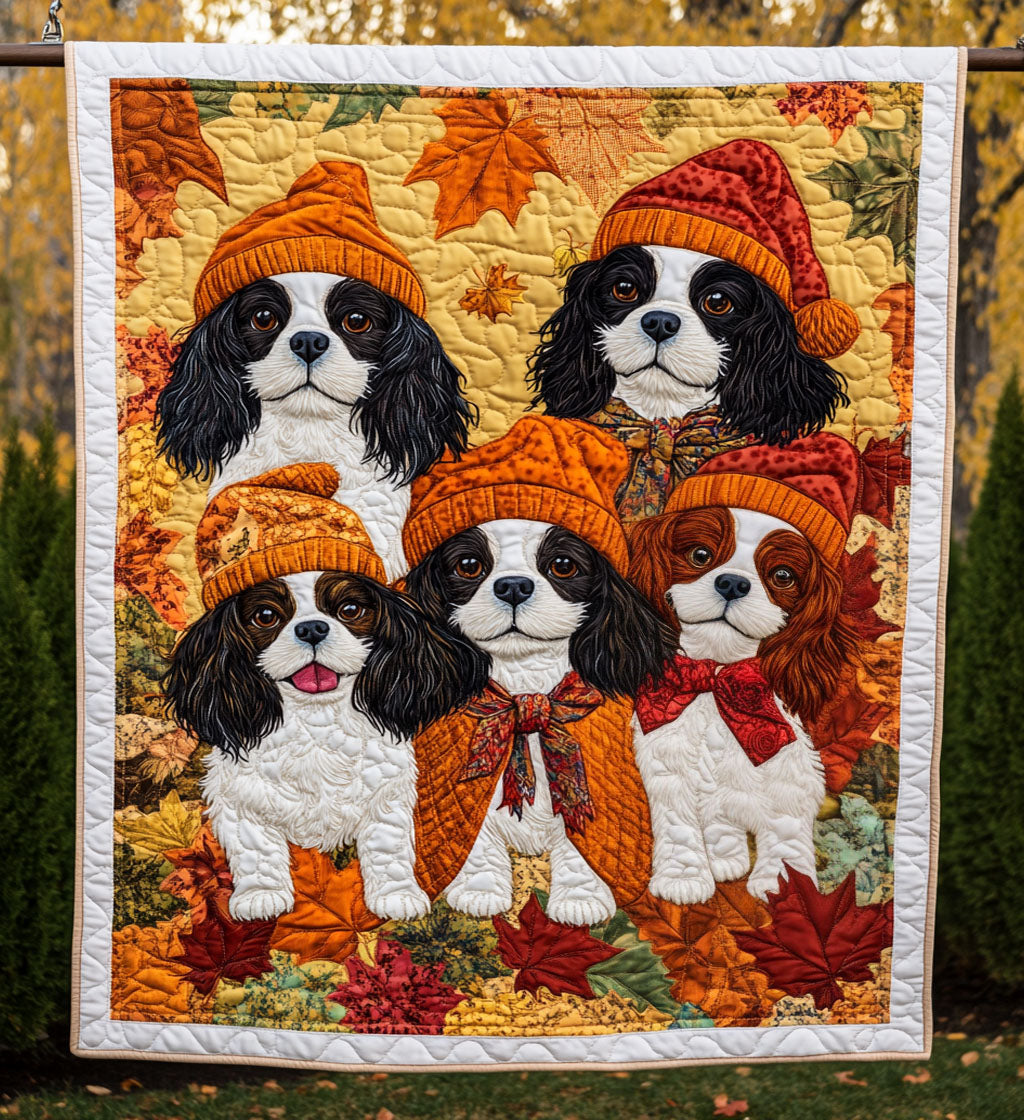 Spaniel Slumber Quilted Blanket NCU0PT552